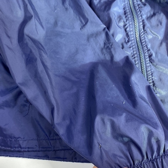 Vintage Jansport Navy Blue  Nylon Windbreaker Jacket Medium - Picture 7 of 7